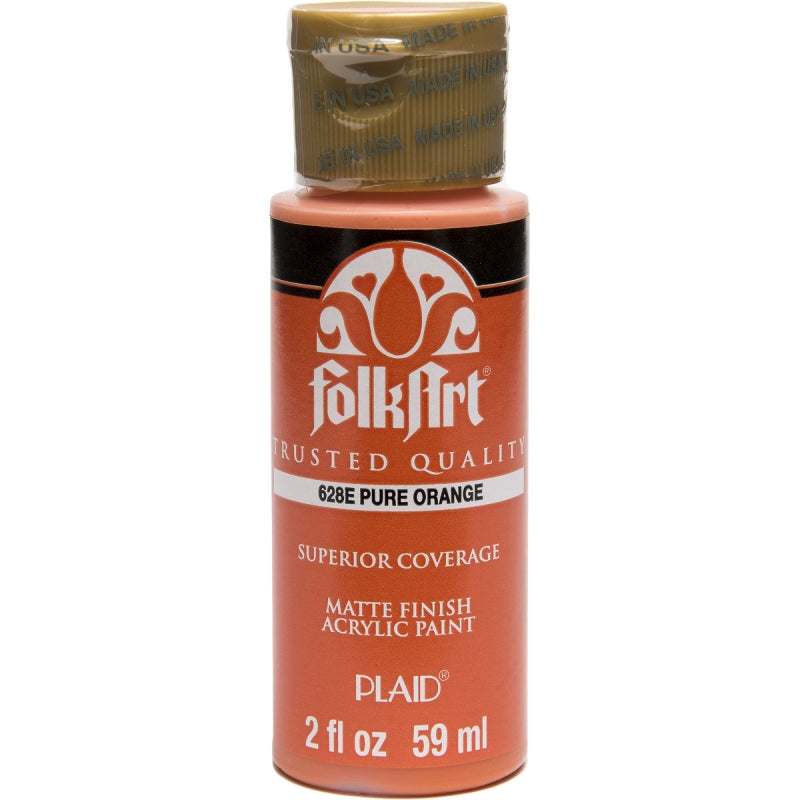 Pure Orange Folkart- 2oz