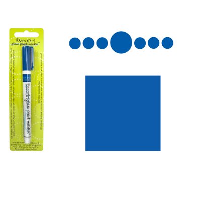 DecoArt Blue Glass Marker 1mm