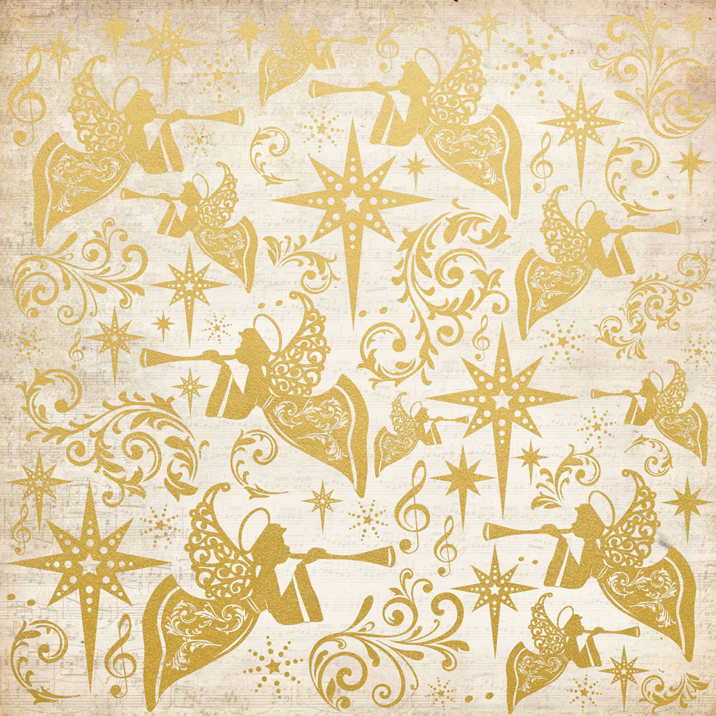 Kaisercraft Holy Night 12x12 Scrapbook Paper