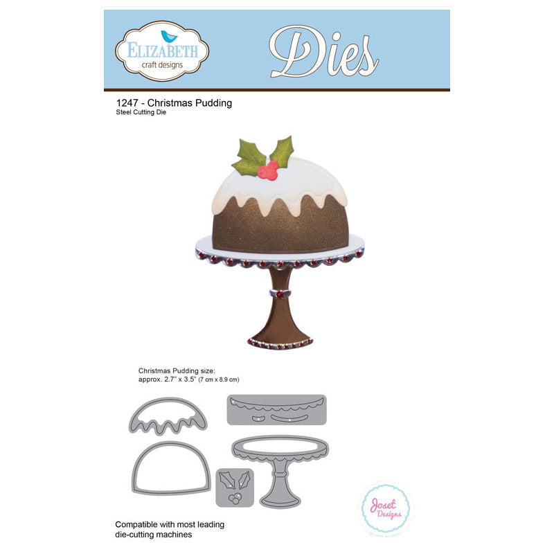 Elizabeth Craft Designs Christmas Pudding