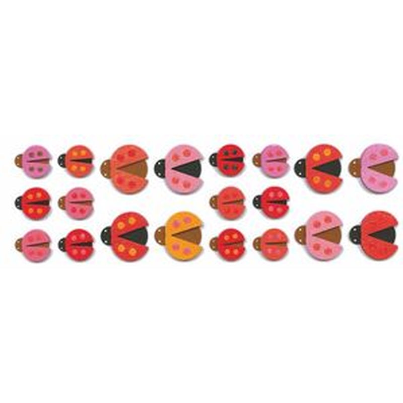 Martha Stewart Crafts Dimensional Ladybug Stickers