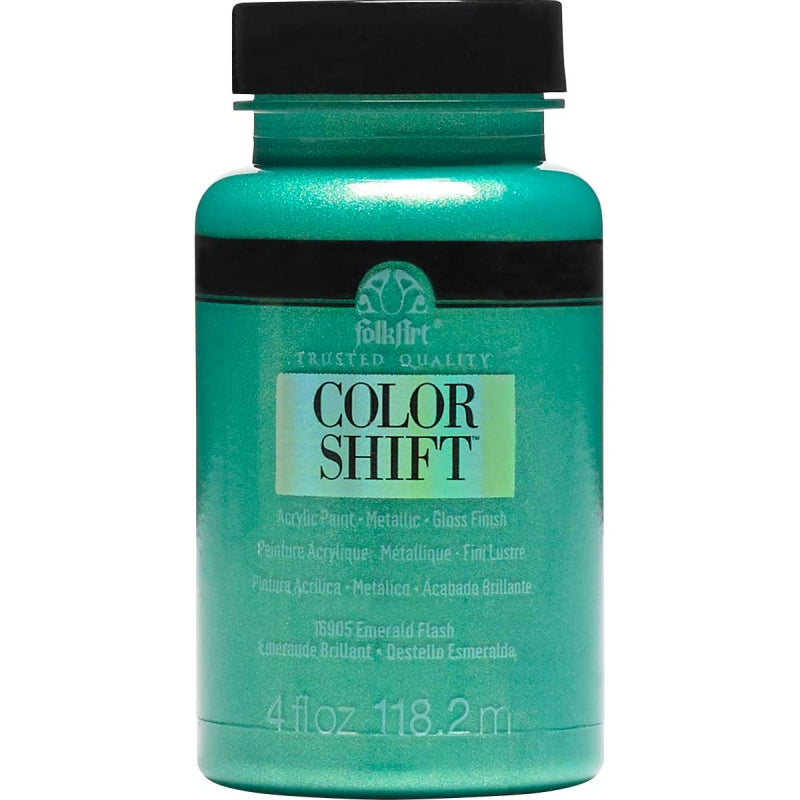 Emerald Flash Folkart Colour Shift 4oz