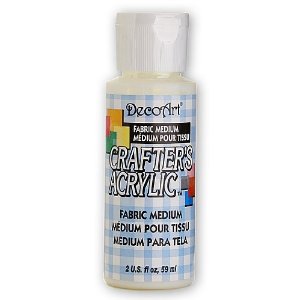 DecoArt Fabric Medium Crafters Acrylic Mediums - 2oz