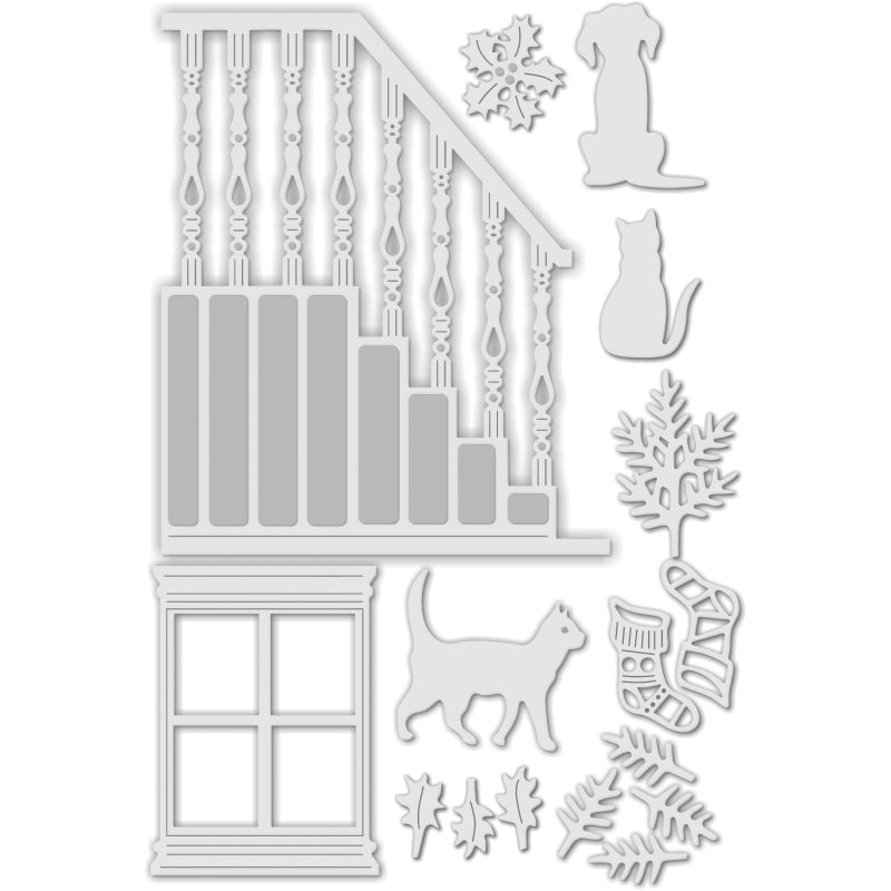 Sue Dix Staircase And Accessories Sweet Dixie Cutting Die