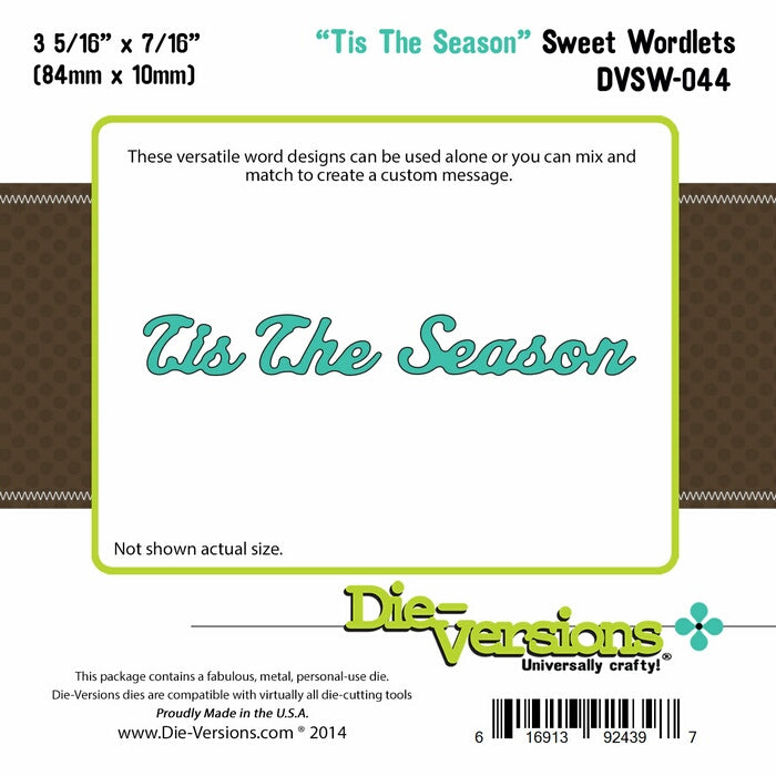 Die-Versions Sweet Wordlets - Tis The Season