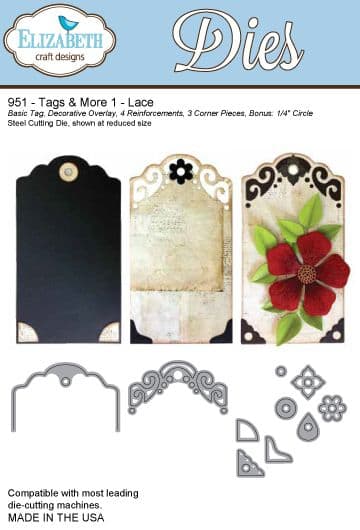 Elizabeth Craft Designs Tags & More 1 - Lace