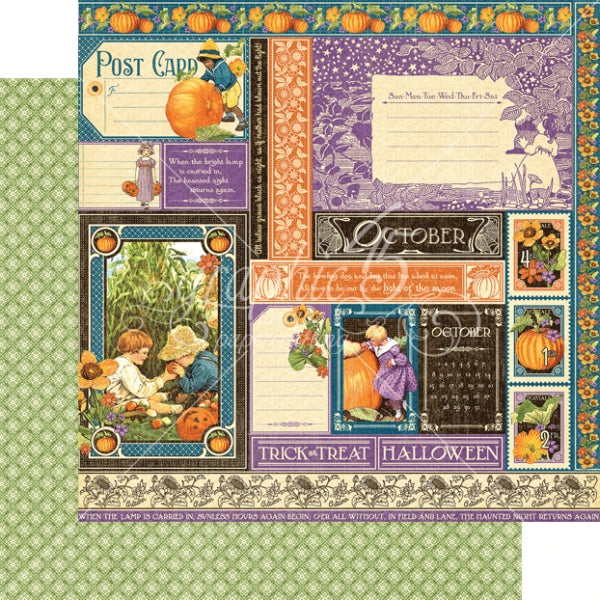 Graphic 45 October Collective Packs Of 10 Sheets