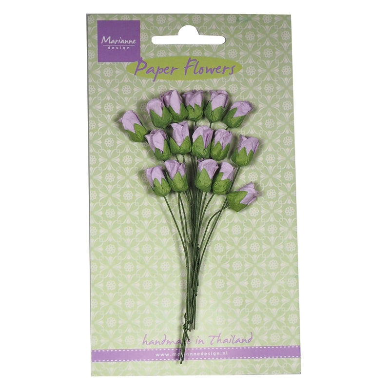 Marianne Design Roses Bud - Light Lavender Flower Embellishments