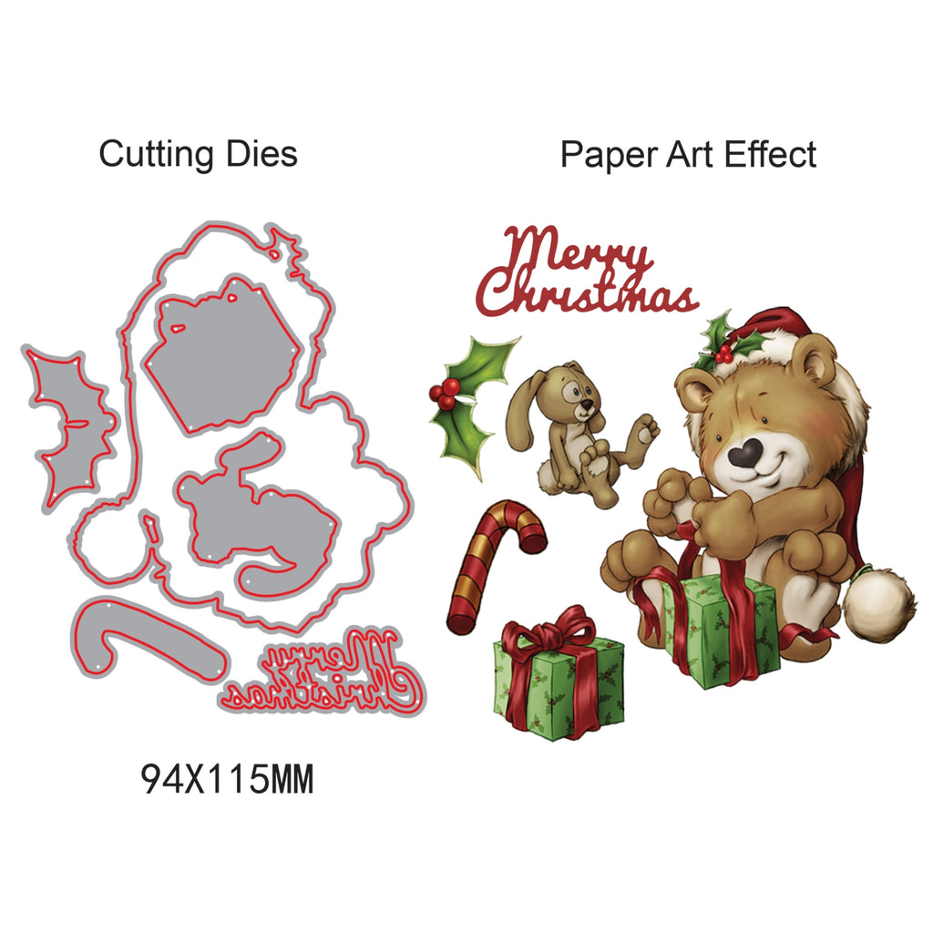 Debbi Moore Designs Match It Dies - Christmas Bears - Gifts