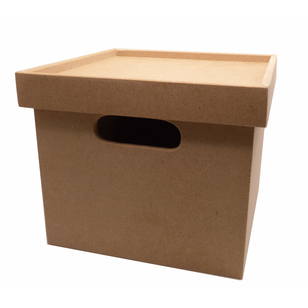 Cadence Mdf Square Box 20 X 20 X 15cm With Lid