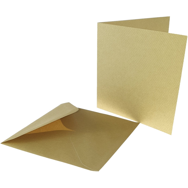 Craft UK 5x5 Brown Kraft Card-special