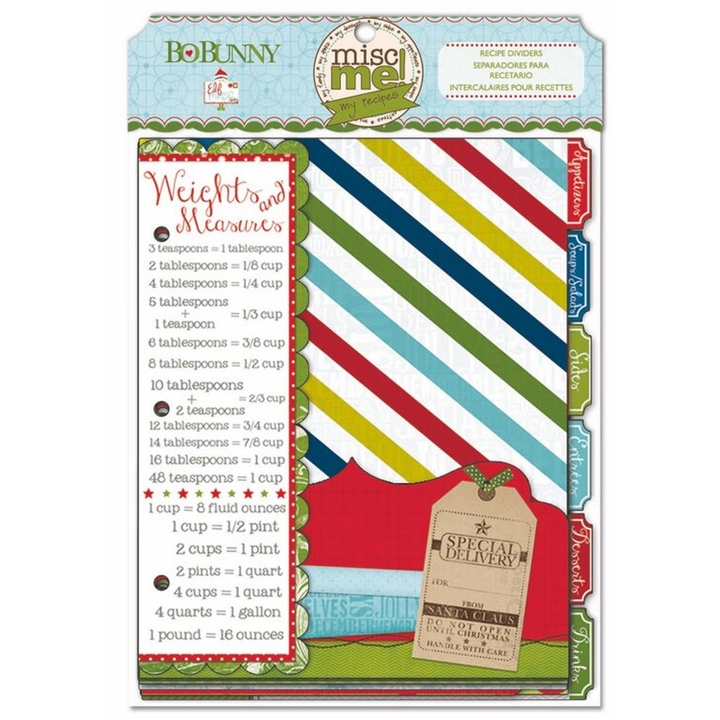 Bobunny Press Elf Magic Recipe Dividers