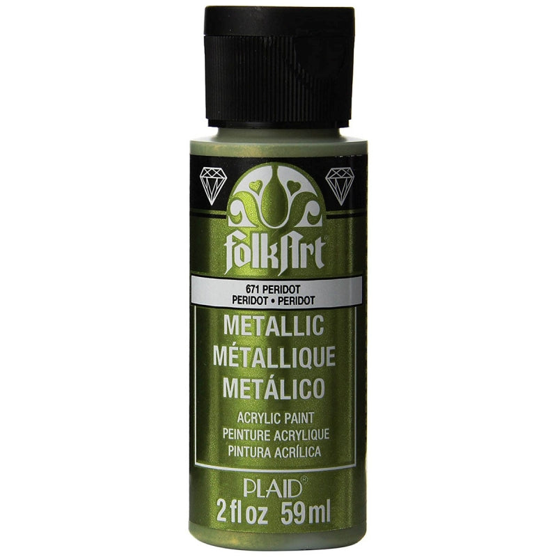 Peridot Metallic Metallic Folkart- 2oz