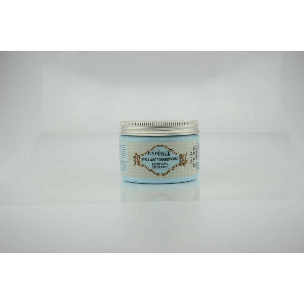 Cadence Baby Blue 150 Ml Style Matt Shabby Chic Relief Paste