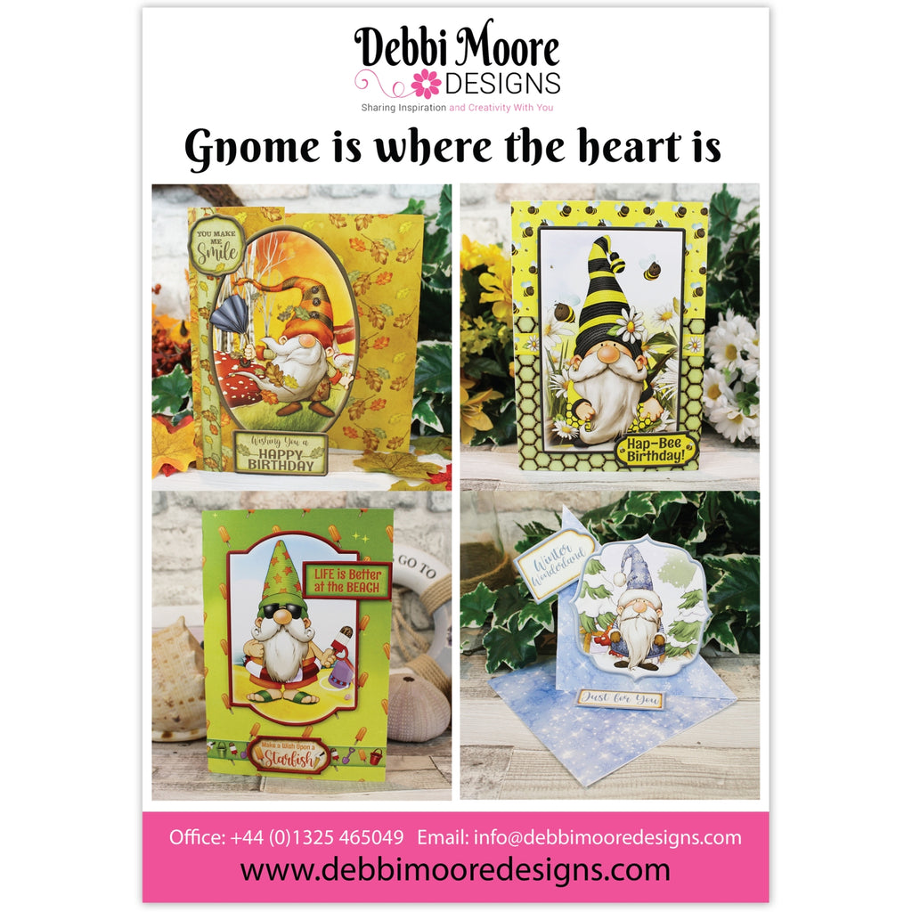 Debbi Moore Designs Cardmaking Kit - Gnome Is Where The Heart Is