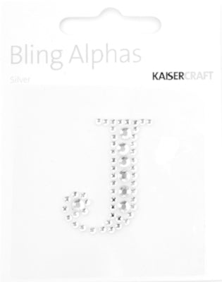 Kaisercraft Rhinestone  Silver Letter