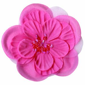 Bazzill 3 Inch Organza Flower Fussy