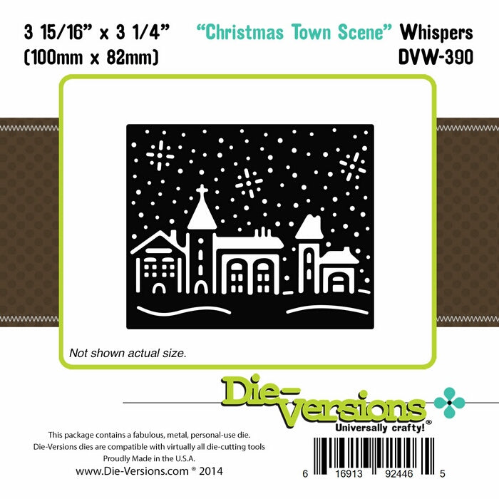 Die-Versions Whispers - Christmastownscene