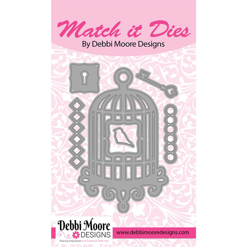 Debbi Moore Designs Birdcage Metal Die Set