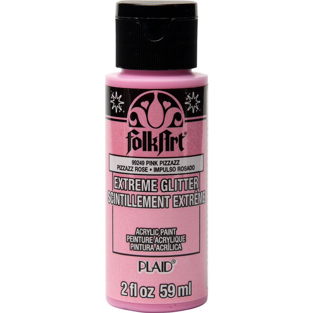 Pink Pizzazz Folkart Extreme Glitter 2oz