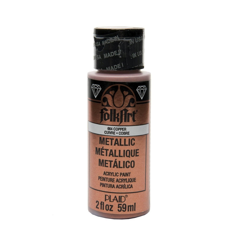 Copper Metallic Folkart- 2oz