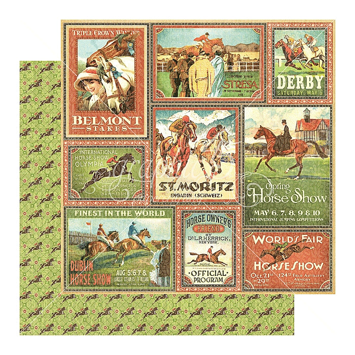 Graphic 45 Belmont Stakes Packs Of 10 Sheets