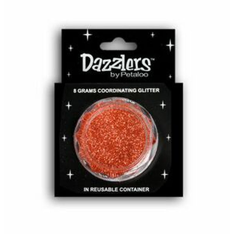 Petaloo 8 Gram Glitter Tubs - Orange