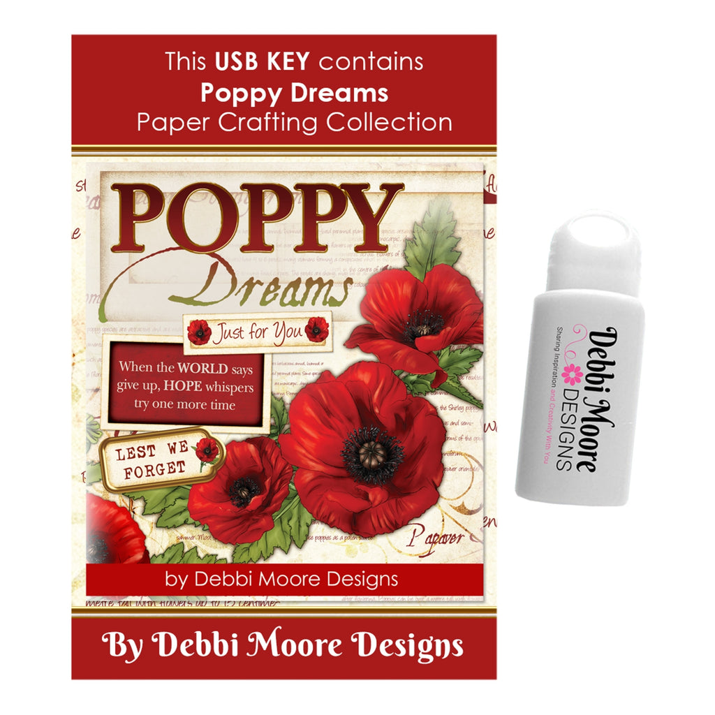 Debbi Moore Designs Poppy Dreams Paper Crafting Collection