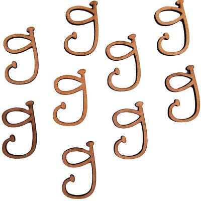 Yart Factory Mdf Letter G (28mm) Pk 10