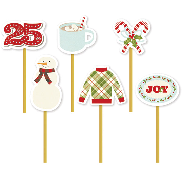 Simple Stories Decorative Clips Singles Christmas