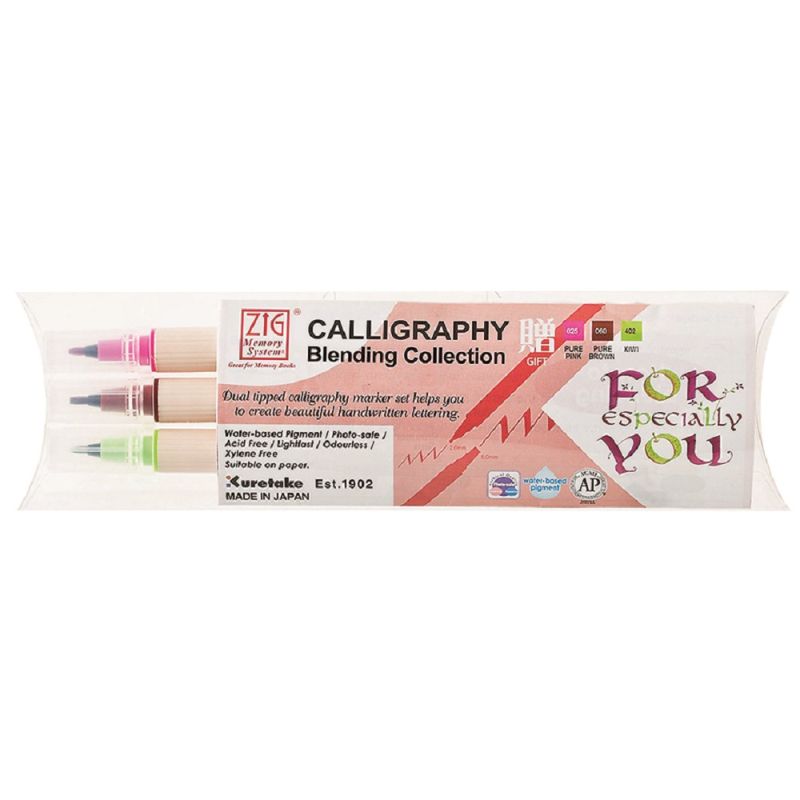 Kuretake Zig Memory Calligraphy Blending Kit