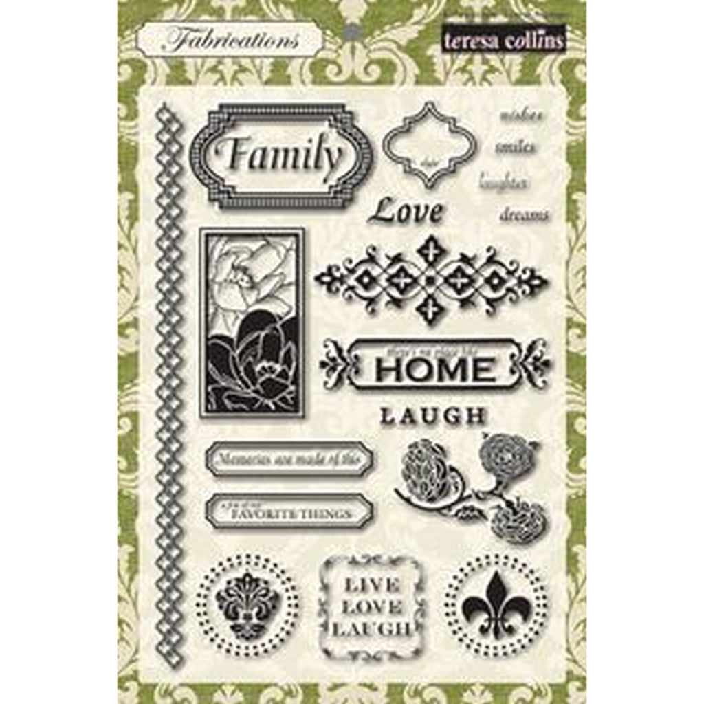 Teresa Collins Designs Fl Stamps Singles