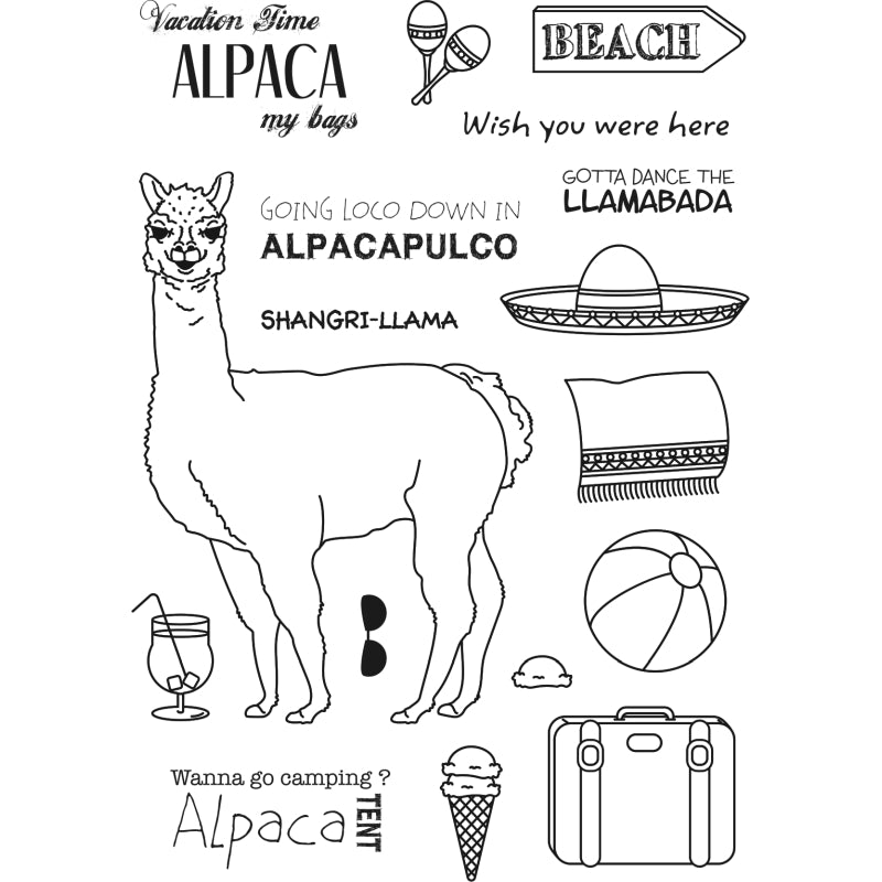 Photocentric Sharon Callis Crafts Vacation Alpaca