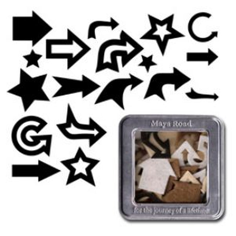 Maya Rd Micro Felt Stars And Arrows