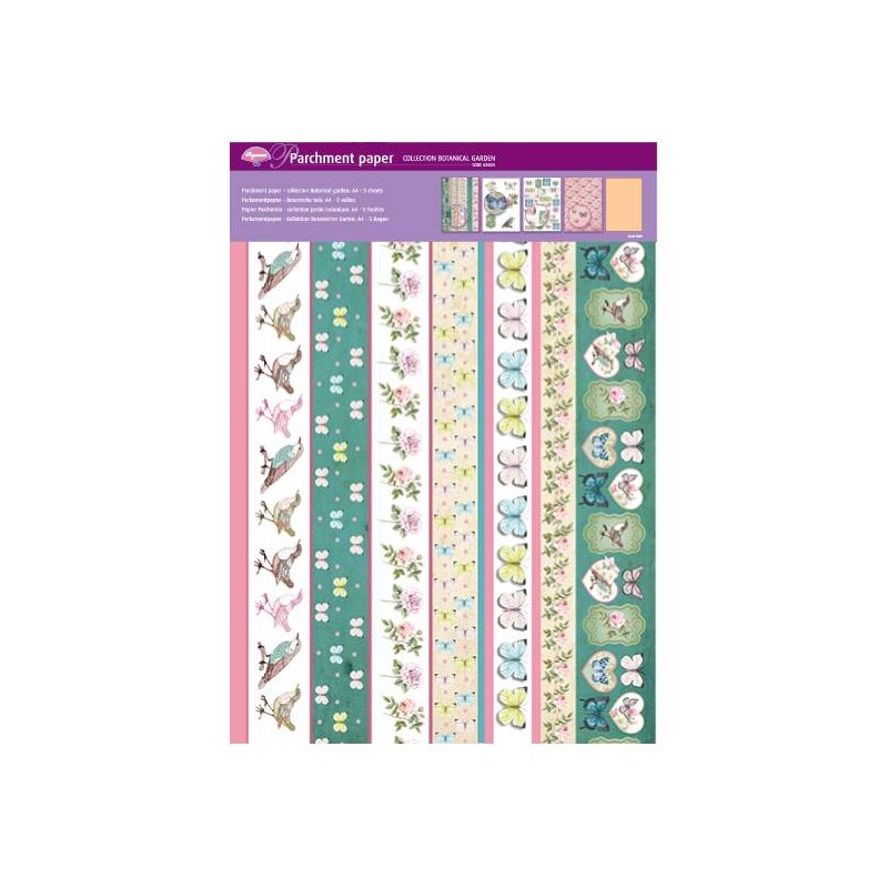 Clarity Stamp S Botanical Garden Parchment Paper