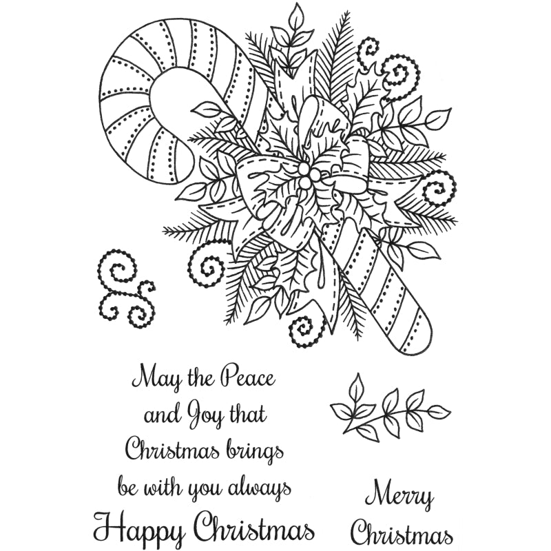 Photocentric Sue Dix Decorative Candy Cane