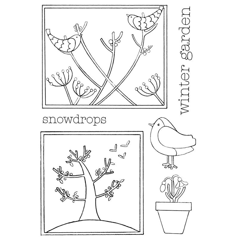 Photocentric Beth Hughes Winter Garden Stamp Set