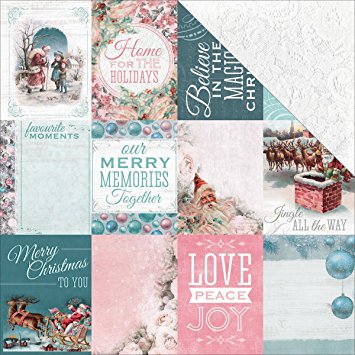 Kaisercraft Silver Bells 12x12 Scrapbook Pa