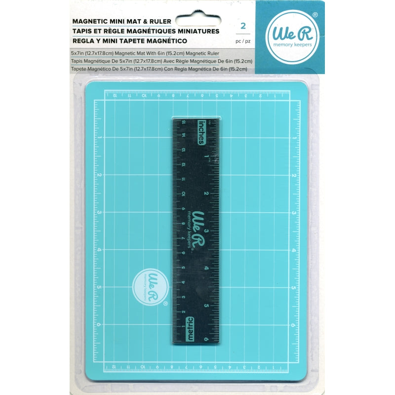 We R Memory Keepers Crfters Mini Magnetic Mat & Ruler