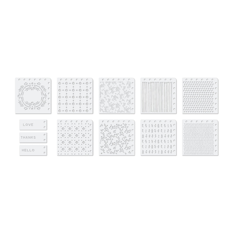 Precision Stencils (12 Piece) Precision Press Advanced