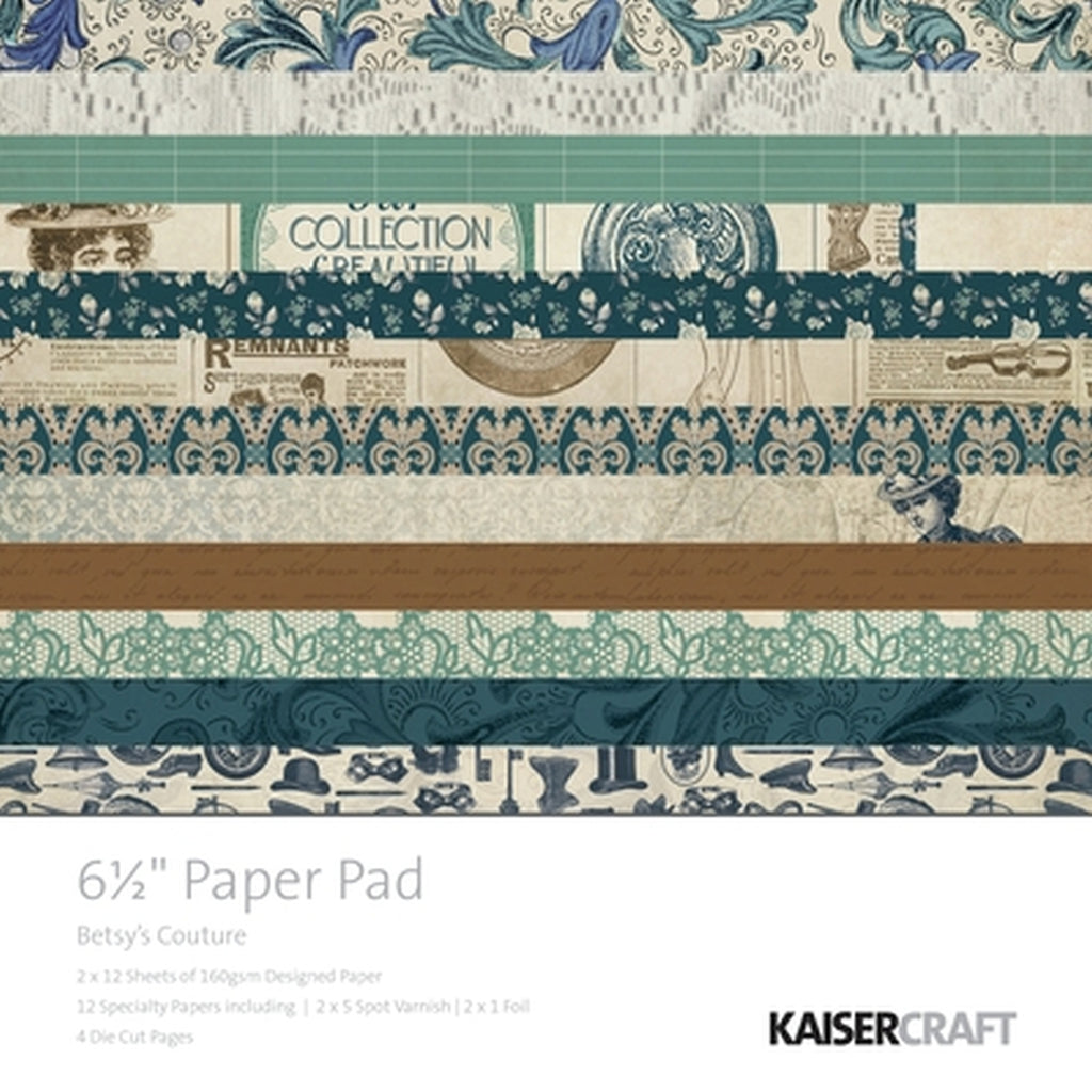 Kaisercraft Betsy's Couture 6.5" Paper Pad