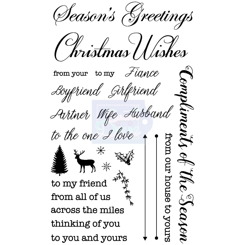 Photocentric Sharon Callis Crafts Christmas Sentiments Set 2