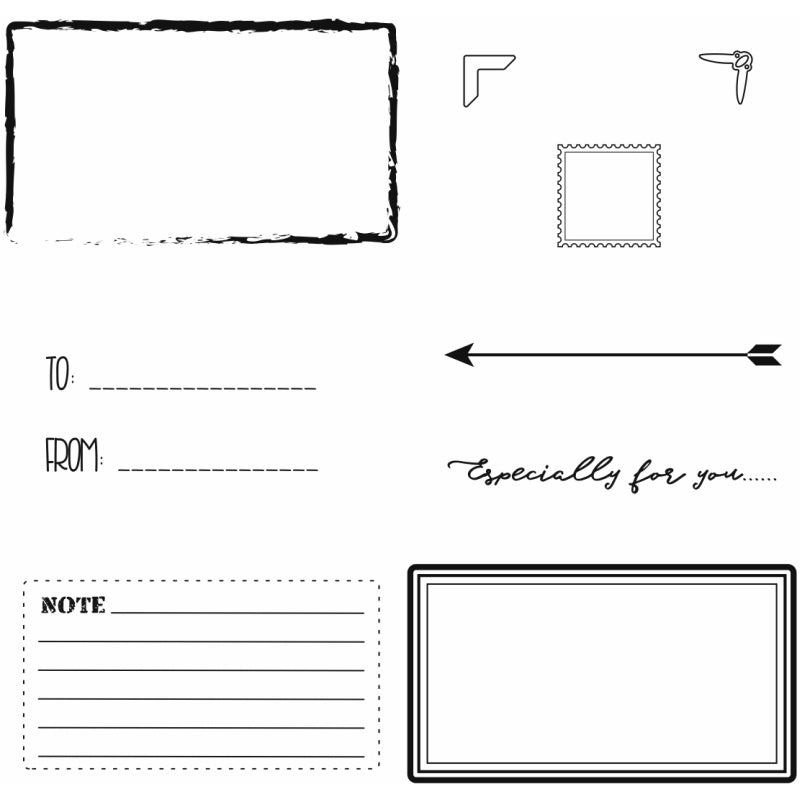 Photocentric Sharon Callis Crafts Rectangular Mini Designed & Sized To Be Used With Mini Dies Sdd393 To Sdd416