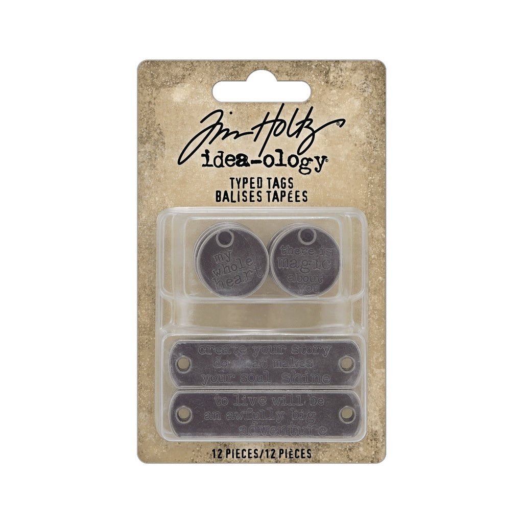 Tim Holtz Idea-ology Typed Tags 