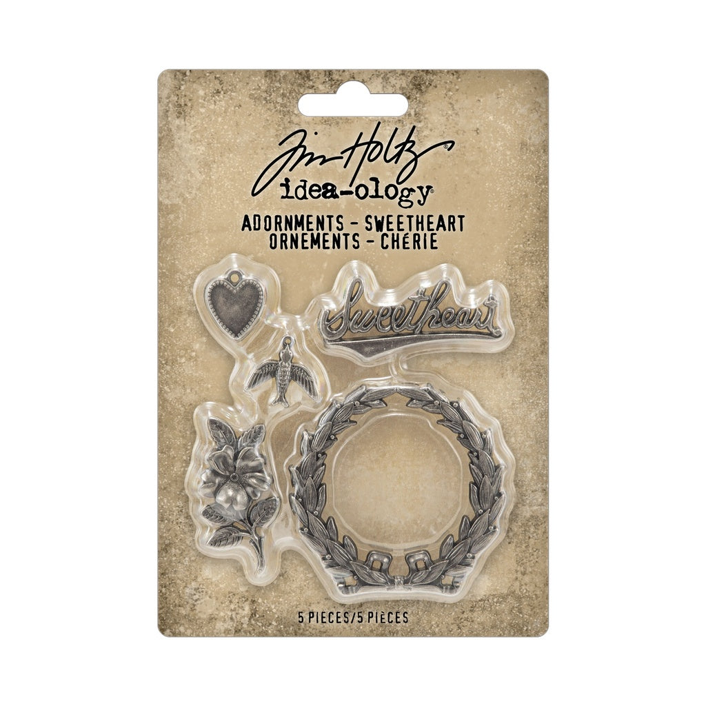 Tim Holtz Idea-ology Adornments Sweetheart 